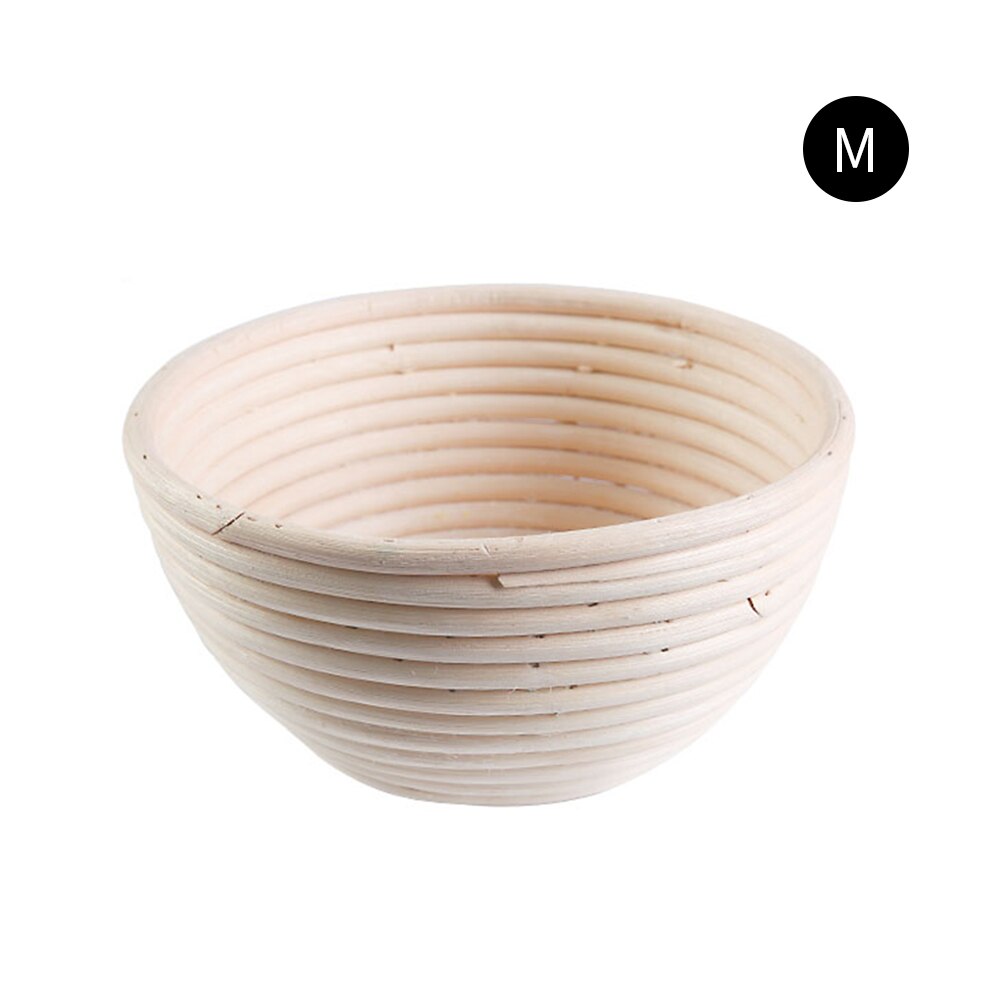 Bread Proofing Basket Natural Oval Rattan Wicker Dough Fermentation Sourdough Banneton Bread Basket Kitchen Baking storage tools: 22X8CM