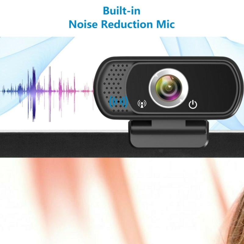 For PC Laptop Desktop Recording Pro Video Web Cameras USB Webcam 1080P Full HD Computer Camera Web Camera With Microphone