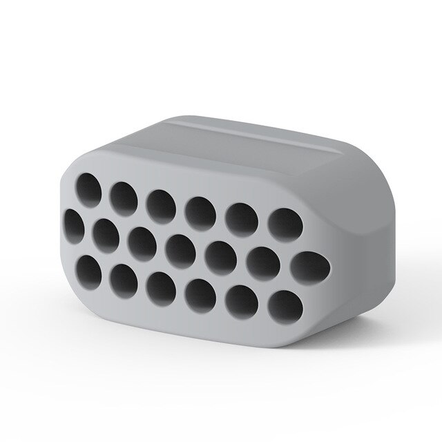 Entrenador de mandíbula para estiramiento Facial, artefacto para masticar músculo Facial, Bola de ejercicio para cuello y cara, equipo expansor de fuerza: 1PCS Grey