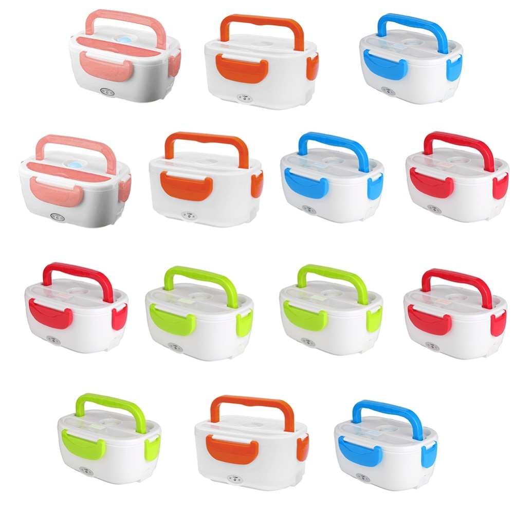 Boîte à Lunch chauffante électrique Portable 220V 1,05l | De alimentaire, pour la maison, à double usage, Bento