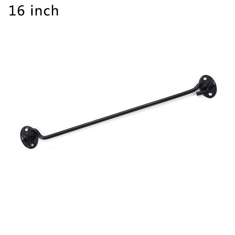 Cabin Hook Eye Door Latch ate Door Swivel Window Latch Holder Stainless Steel Cabin Shed Gate Door Latch Silent Holder Silver: 16