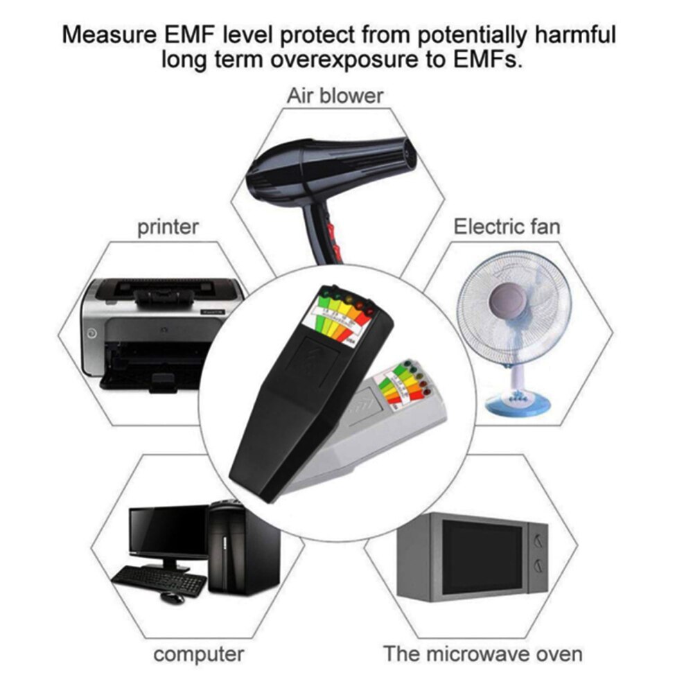 Radiation Detectors Magnetic Field Anti-radiation Tester Equipment Adventures HuntDetector Portable BGD0020 Black EMF Project