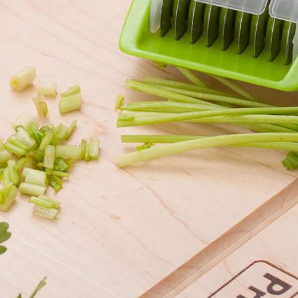 Nyhed køkken gadget værktøjer rullende flerbladede grøntsagskniv krydderskærer kinesisk grønt løg rive spidskål urt hakke