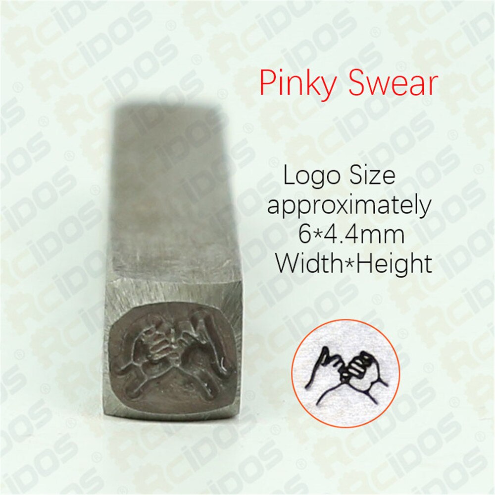 Pinky Swear/Voetbal/Fiets Cap/Bachelor 'S Hoed/Zonnehoed/S-Man Metalen sieraden Stempel, produceren Tijd 5-7days