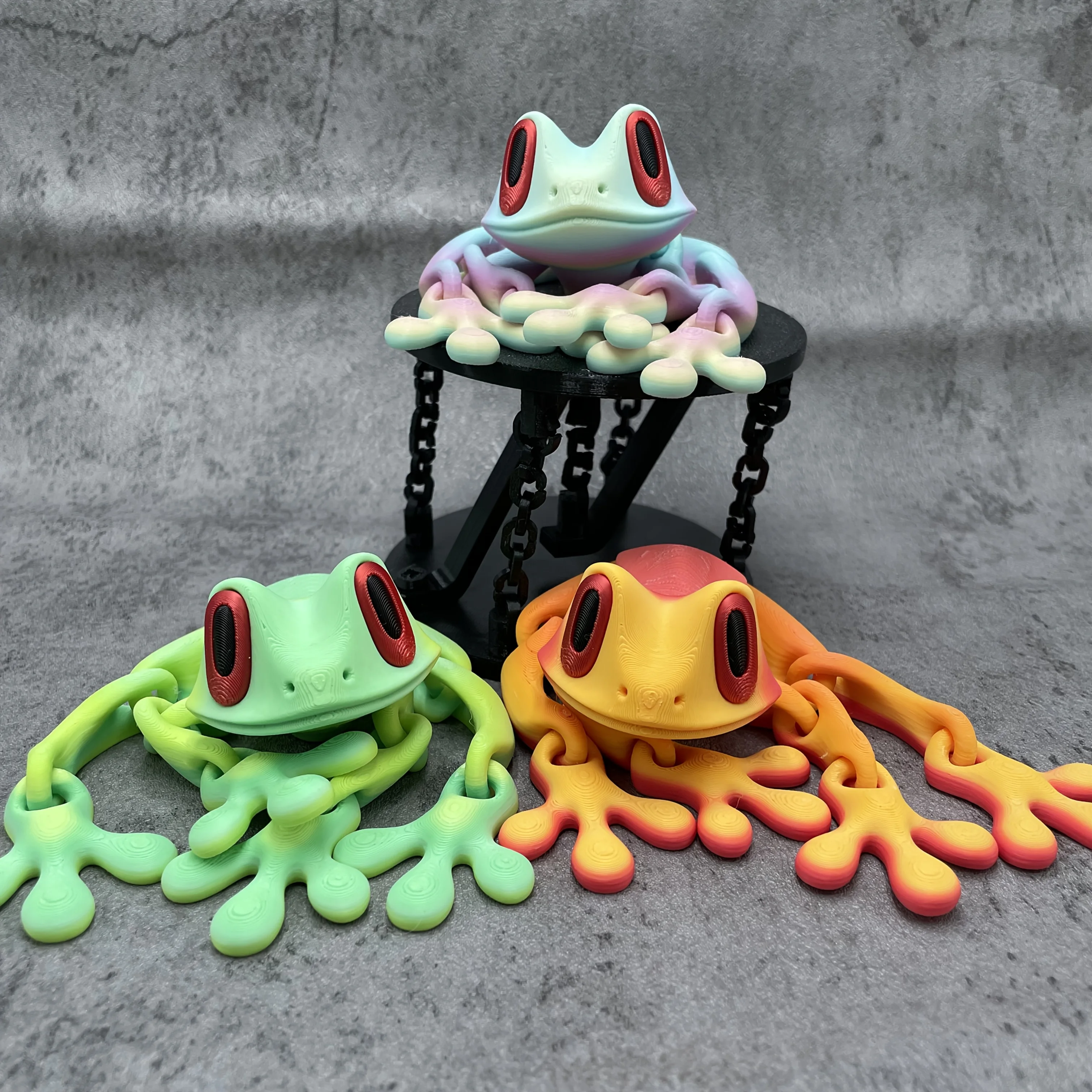 1pc koelkastmagneten in de vorm van een kikker, serie 3d, print met cartoonafbeelding van een kikker, magnetisch keukenaccessoire