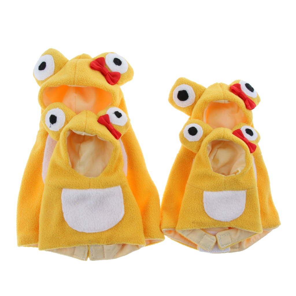 Bird Parrot Winter Coat Warm Hooded Clothes Apparel Party Costume