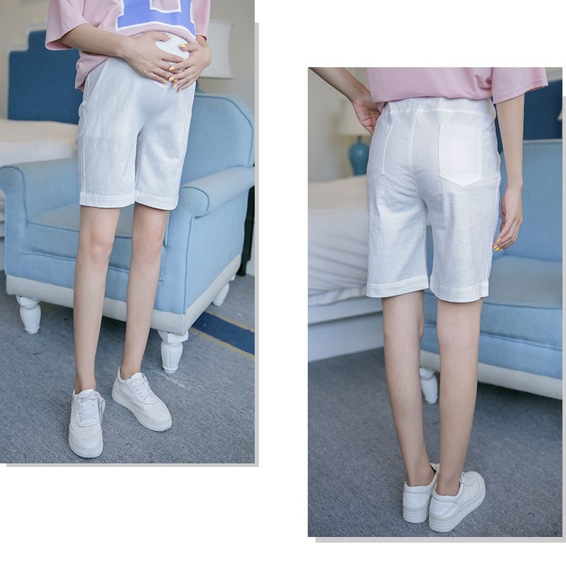 Sommer Hanf Baumwolle kurze Hose Mutterschaft kurze Hose für Schwangere Frauen Schwangerschaft kurze Hose Kleidung Mutterschaft Hosen Plus Größe