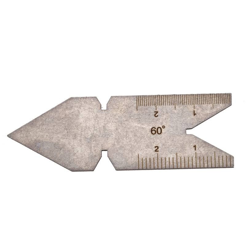 ! Screw thread pitch cutting gauge tool set 4pcs centre gage 55&60 Degree Inch & Metric