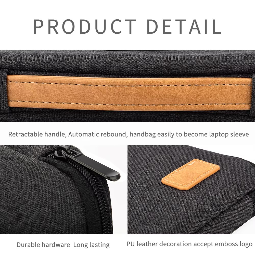 Computertas Laptoptas 14 15,6 inch notebooktas voor schokbestendige computeraktentas voor zakenreizen Laptoptas