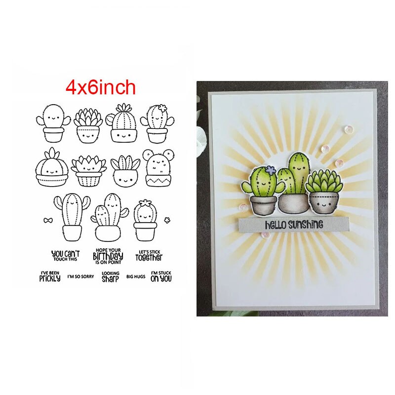 Mini dieren zinnen kabouters eten transparante stempels transparante stempels voor doe-het-zelf scrapbooking papier kaart: Ww0750 een 1