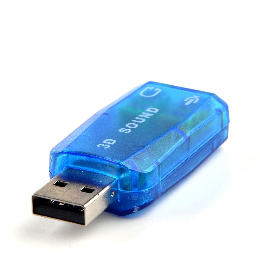 USB 2.0 harici HD ses kartı adaptörü bilgisayar Laptop için 3.5mm kulaklık ve mi