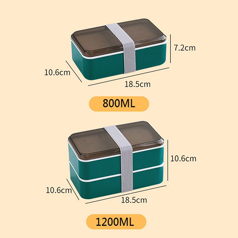 Portable Lunch Box Set Picnic Japanese Snack Bento Box Women Kitchen Food Storage Containers Office Worker Microwave Tableware