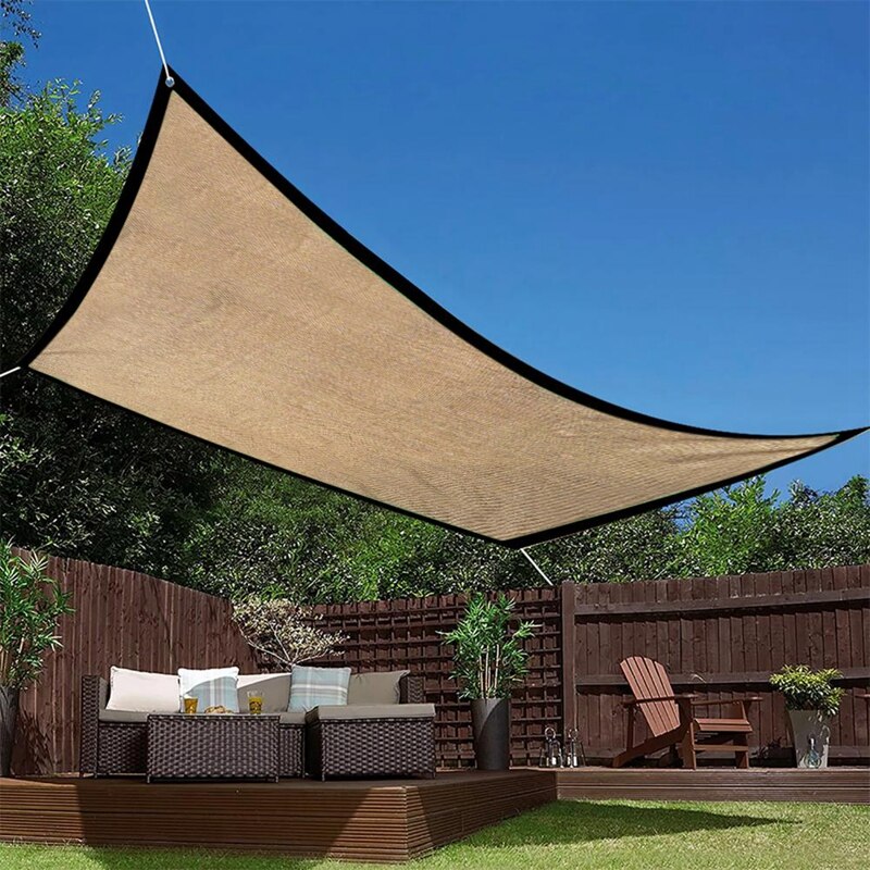 Summer Garden Sun Shade Sail Outdoor Sun Shelter Home Window Sun Shades Balcony Shade Net Garden Patio Pool Awning