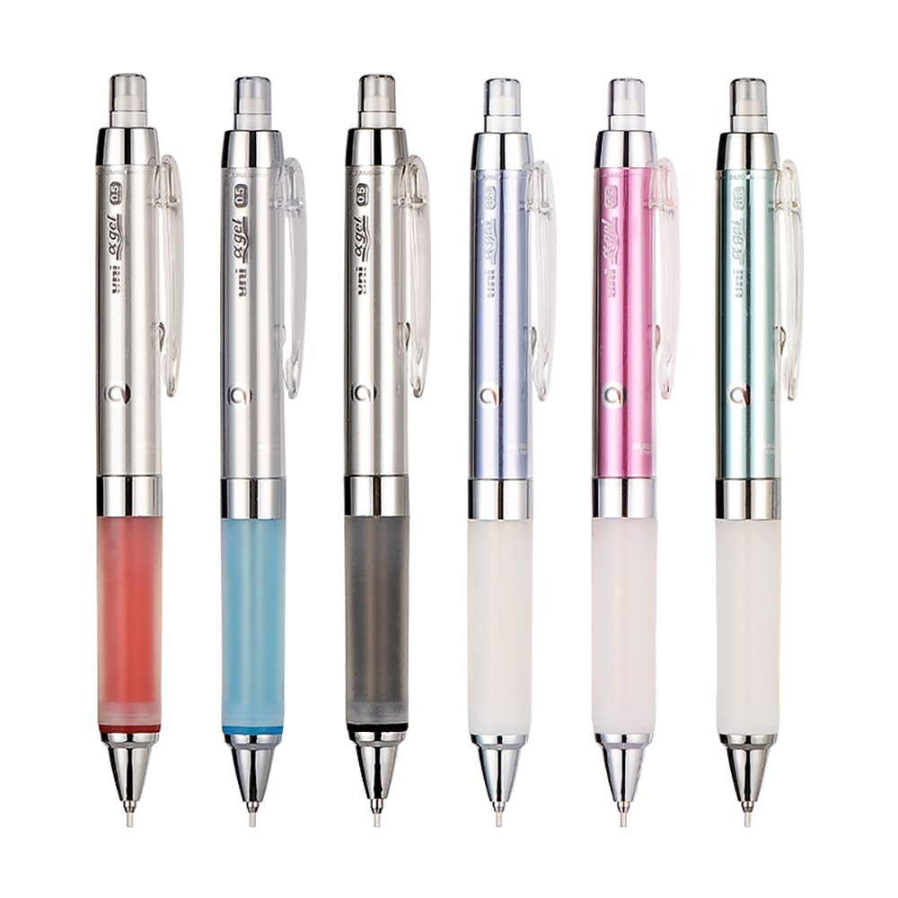 Une pièce Uni M5-858GG Alpha Gel Kuru Toga Rotation automatique de plomb avec Super poignée crayon mécanique-0.5mm
