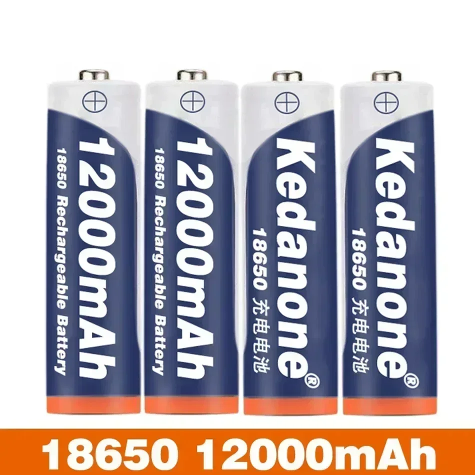 18650 battery 3.7V 12000mAh rechargeable Li-ion battery for Led flashlight Torch batery lithium battery charger