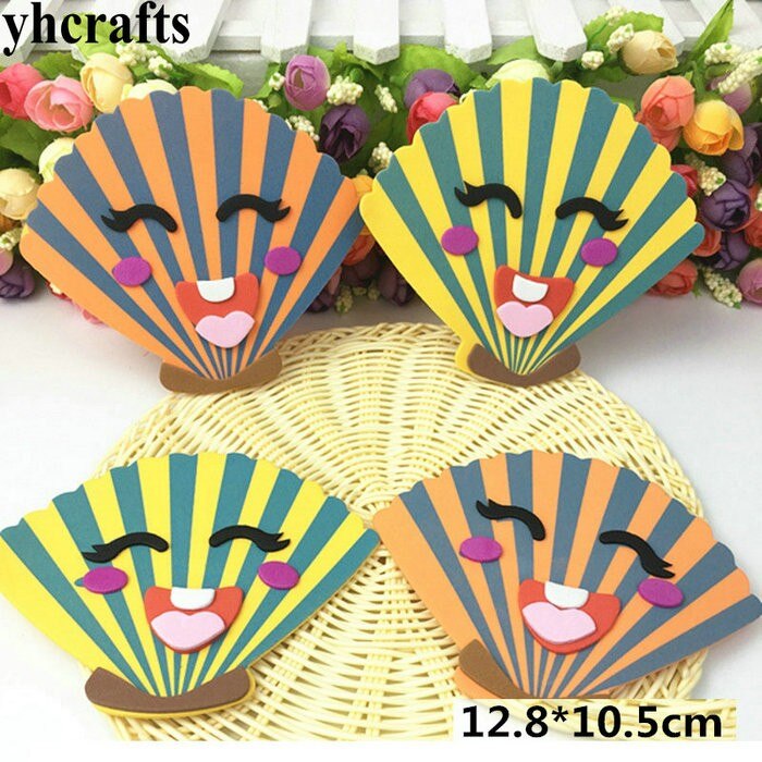 1bag/LOT,EVA foam mushroom without stickers Kindergarten crafts Scrapbooking kit.Pocket craft Easter crafts Classic toys OEM: 4PCS 12.8x10.5cm