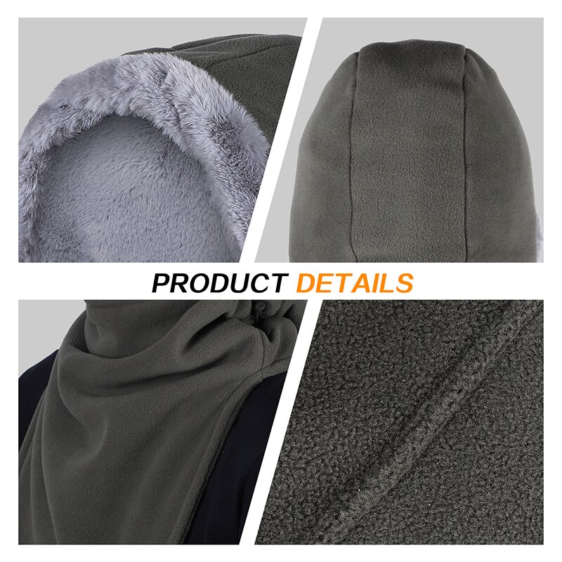Ouest vélo hiver cyclisme chapeau pour homme vélo thermique polaire cou plus Ski Snowboard moto masque chapeau vélo chapeaux