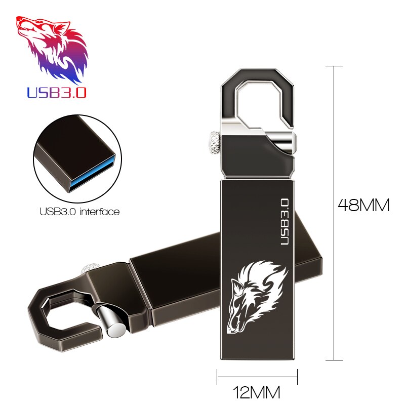 Clé USB 64G 32gb pendrive16g 8G 128G clé usb étanche-clé USB 3.0