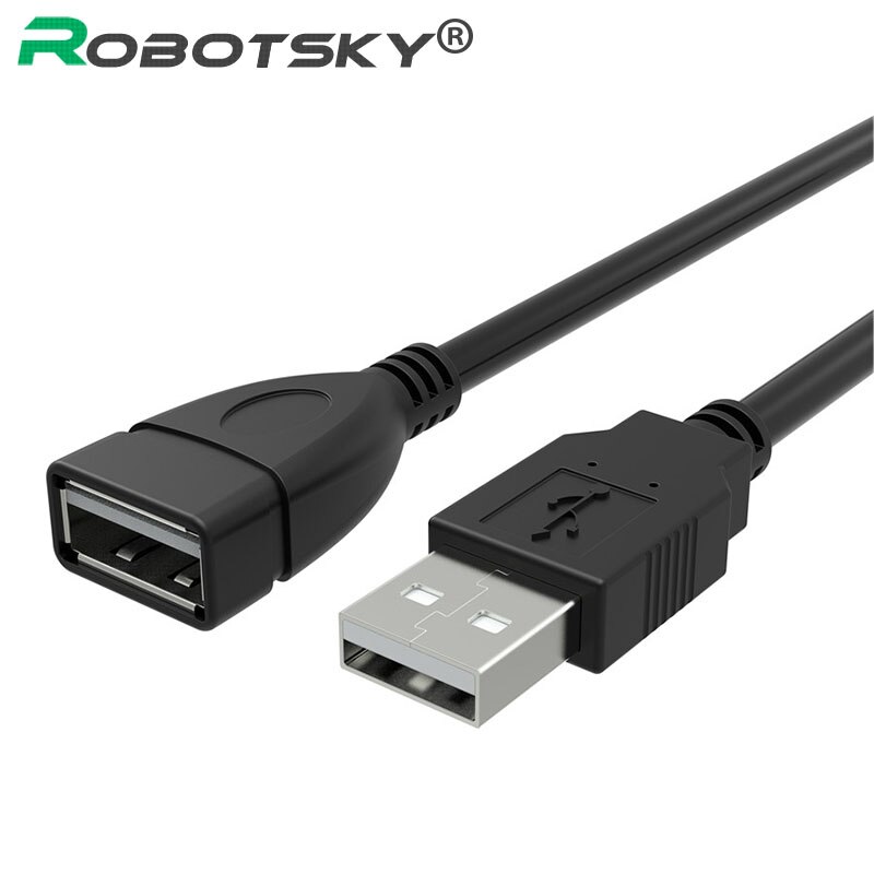 High Speed Usb 2.0 Man-vrouw Extension Kabel Connector Adapter Cable Cord Cabo Voor Printer Camera Muis Usb Flash drive