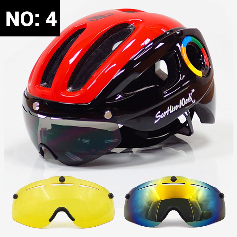 Cykelhjelm mtb mountainbike herre ultra let hjelm med linse scohiro arbejdsbriller ride casco hjelm med casco ciclismo