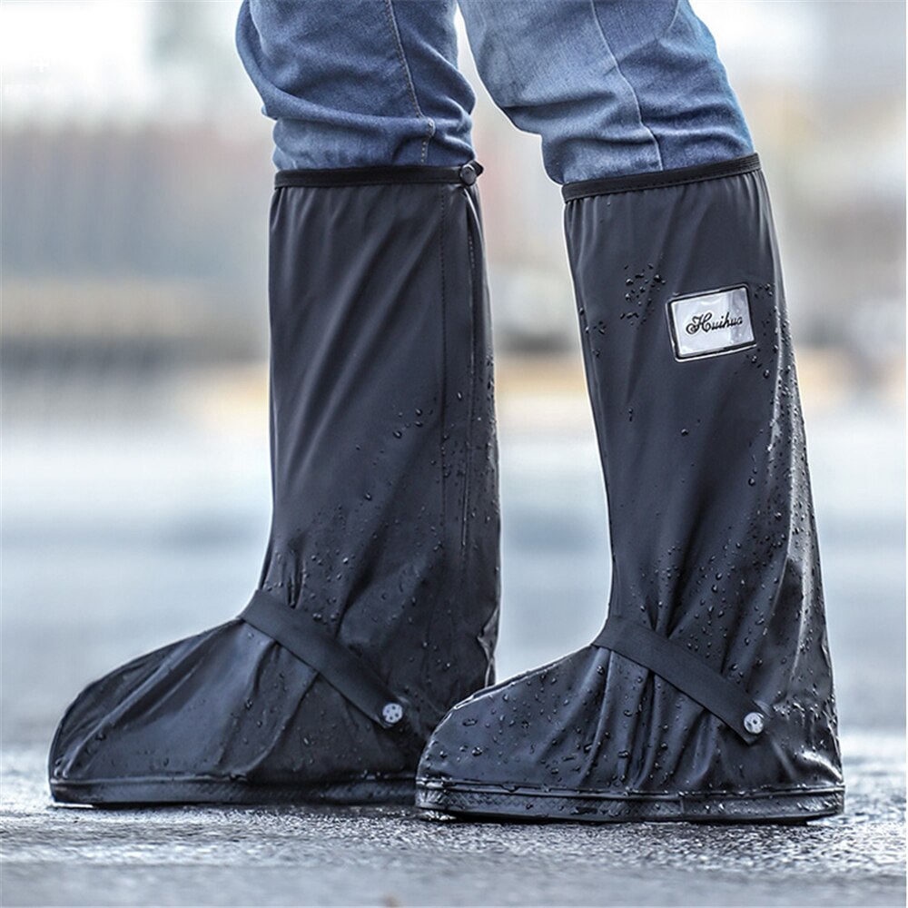 Alta superior à prova dresuágua resuable ciclismo bicicleta chuva bota sapatos capa óleo proteção contra poeira para todas as estações período epidêmico