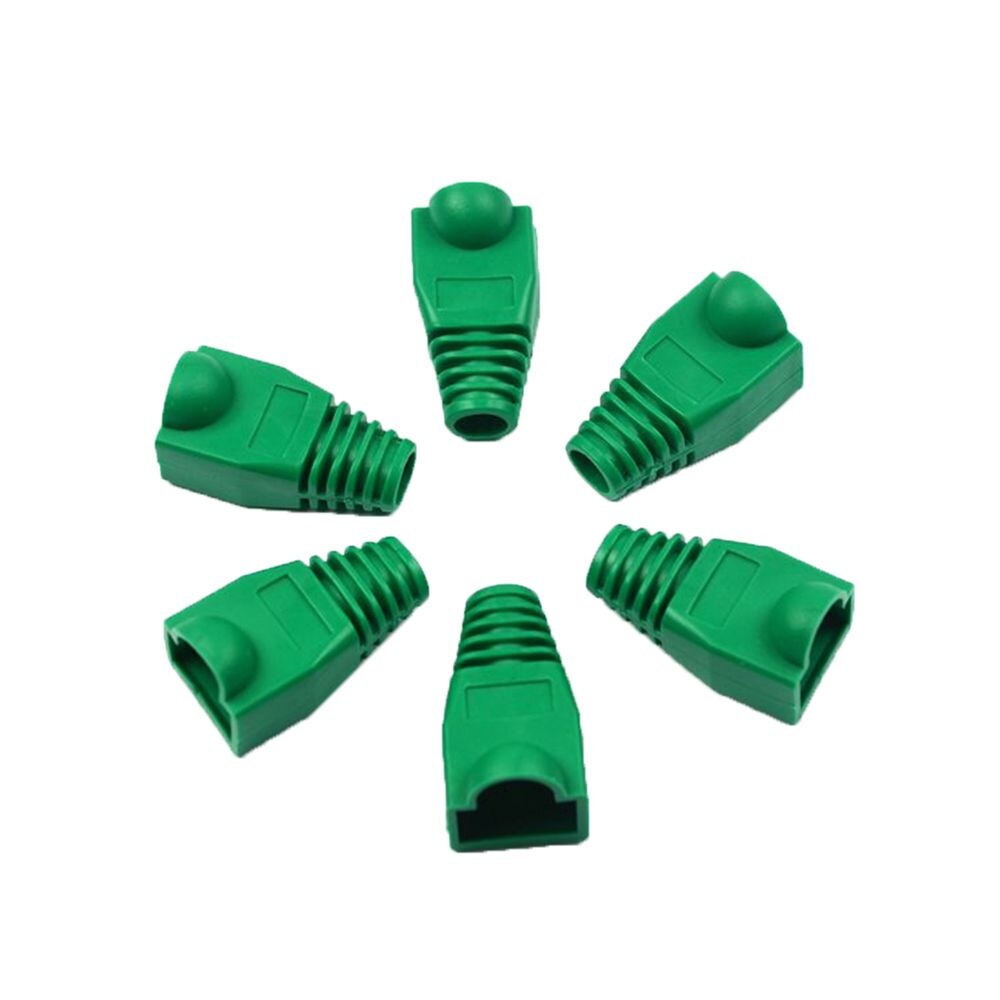 20pc RJ-45 Adapter Cap for 0.6mm Ethernet Network Cable Connector Plugs RJ45 Cat5 CAT6 Cover Cap Socket Boots Cap Head