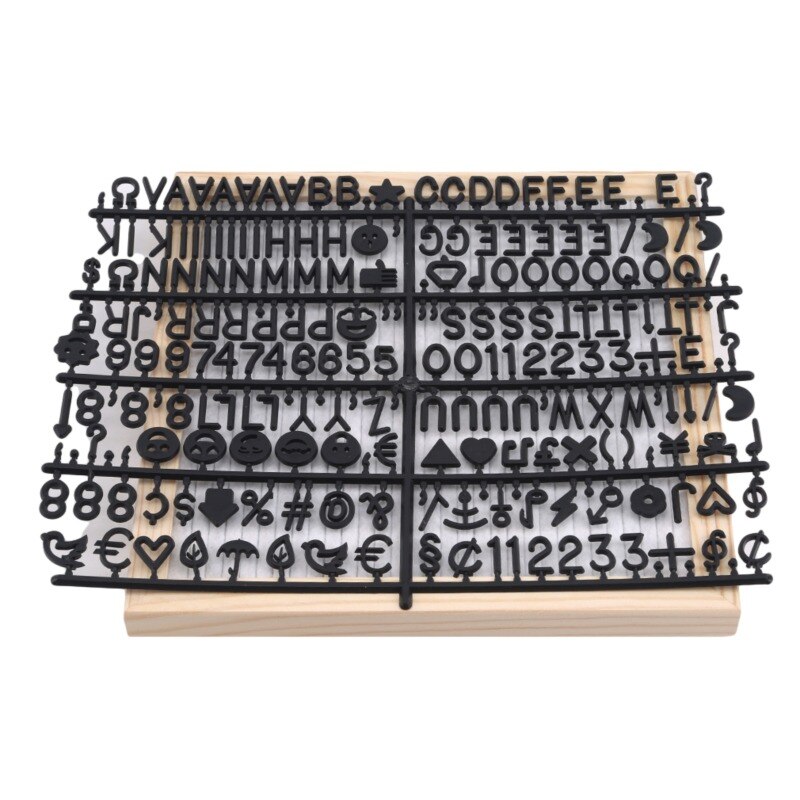 460 Letter Board Handmade Felt Decoration Message Board Can Change The Symbol Number Home Office Message Board Decor: White