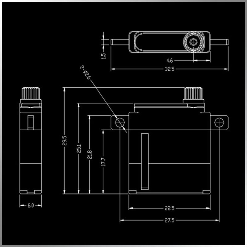 KINGMAX C410 9g 4.2kg.cm mini digitale servi ingranaggi in metallo di serie pieno metallo servo ingranaggi in acciaio per RC aliante aereo