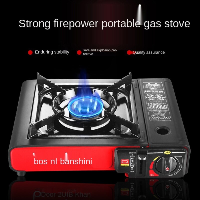 Portable Gas Stove Outdoor Portable Windproof Barbecue Stove Camping Gas Pot Gas Stove Gas Stove Kass Stove