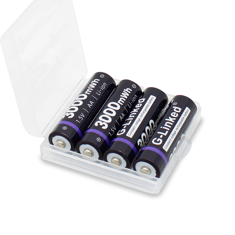 2-16Pcs 1.5 V Aa Oplaadbare Batterij 3000mWh Li-Ion Lithium Liion Li Ion 1.5 Volt Aa 2A Batterijen voor Speelgoed Camera Zaklamp