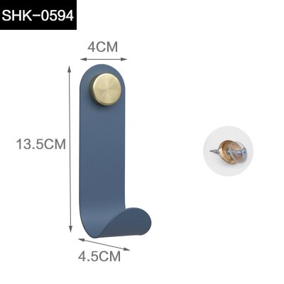 L-formade hängare nycklar vackra hängande krok hållare vägg hem dekorativa krok järn krokar: Shk -0594