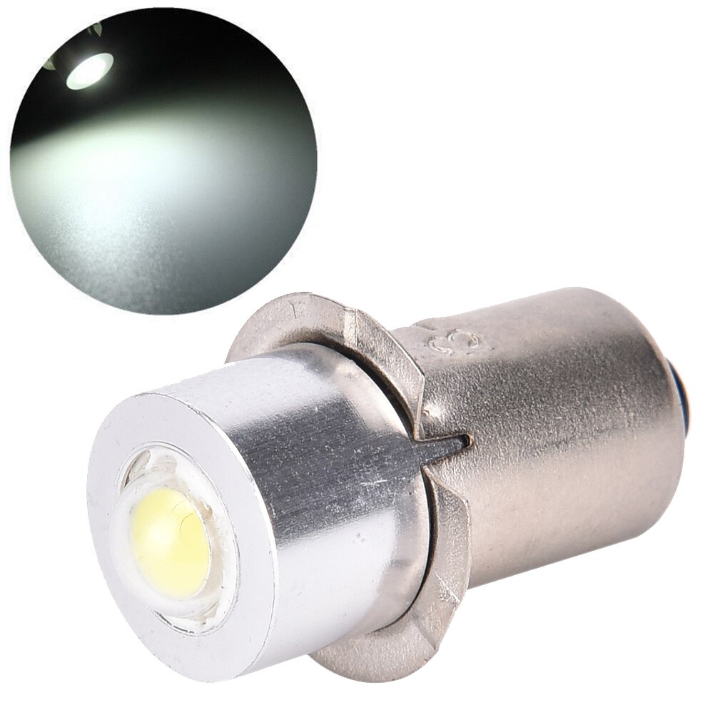 1 kpl  dc 3-18v p13.5s pr2 1w led taskulamppu sisäpyörän taskulamppuun spottilampun polttimo korkea kirkkaus 90 lumen lämmin/puhdas valkoinen: Puhdas valkoinen  dc3 18v