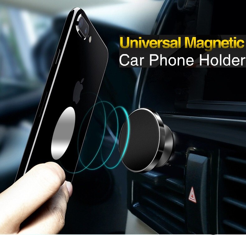 Universele Autohouder 360 Graden Magnetische Auto Telefoon Houder Gps Stand Air Vent Magneet Mount Voor Iphone Se 11 pro Xs Max Xr X