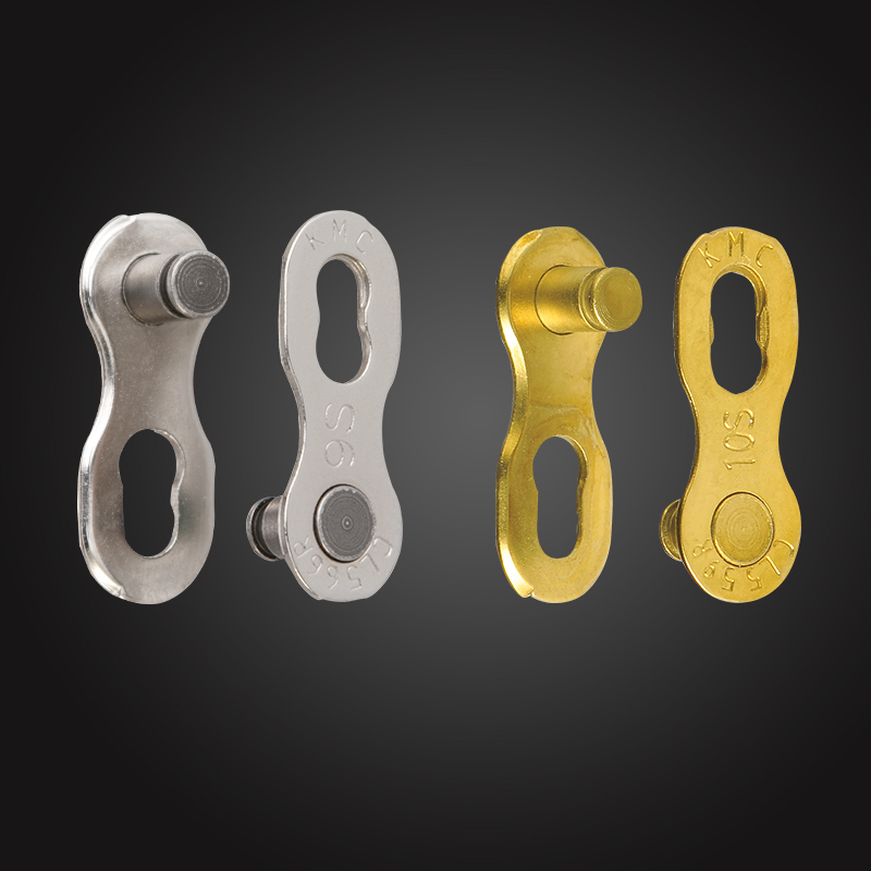 KMC – maillons de chaîne de vélo de route, 6/7/8/9/10/11 vitesses, une paire, or argent, pour Shimano