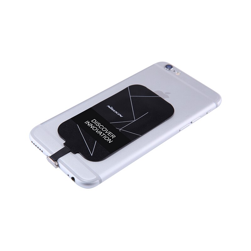 Nillkin etiquetas mágicas qi receptor de carregamento sem fio micro usb/tipo c adaptador para iphone 5S se 6 s 7 plus para samsung s6 s7 borda