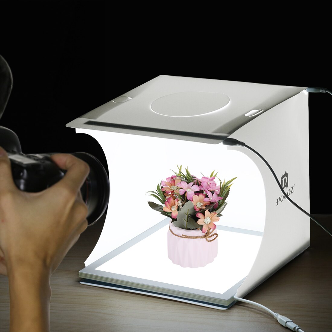 Mini Led Fotografie Shadowless Licht Lamp Panel Pad Studio Dozen Kits Fotoshoot Item Shadow Eliminatie Licht Fotografia