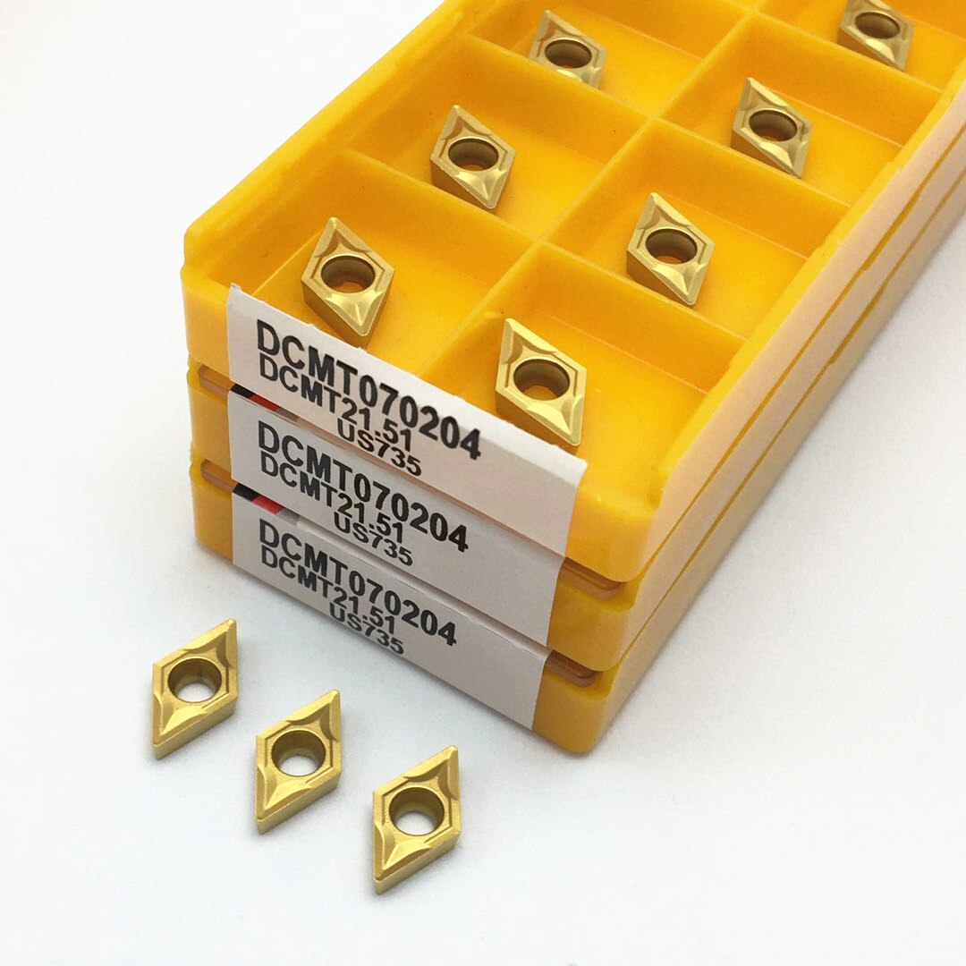 DCMT070204 VP15TF / UE6020 / US735 Interne Draaigereedschap Metaal Draaibank Tool Snijgereedschap Dcmt 070204 Draaien Insert