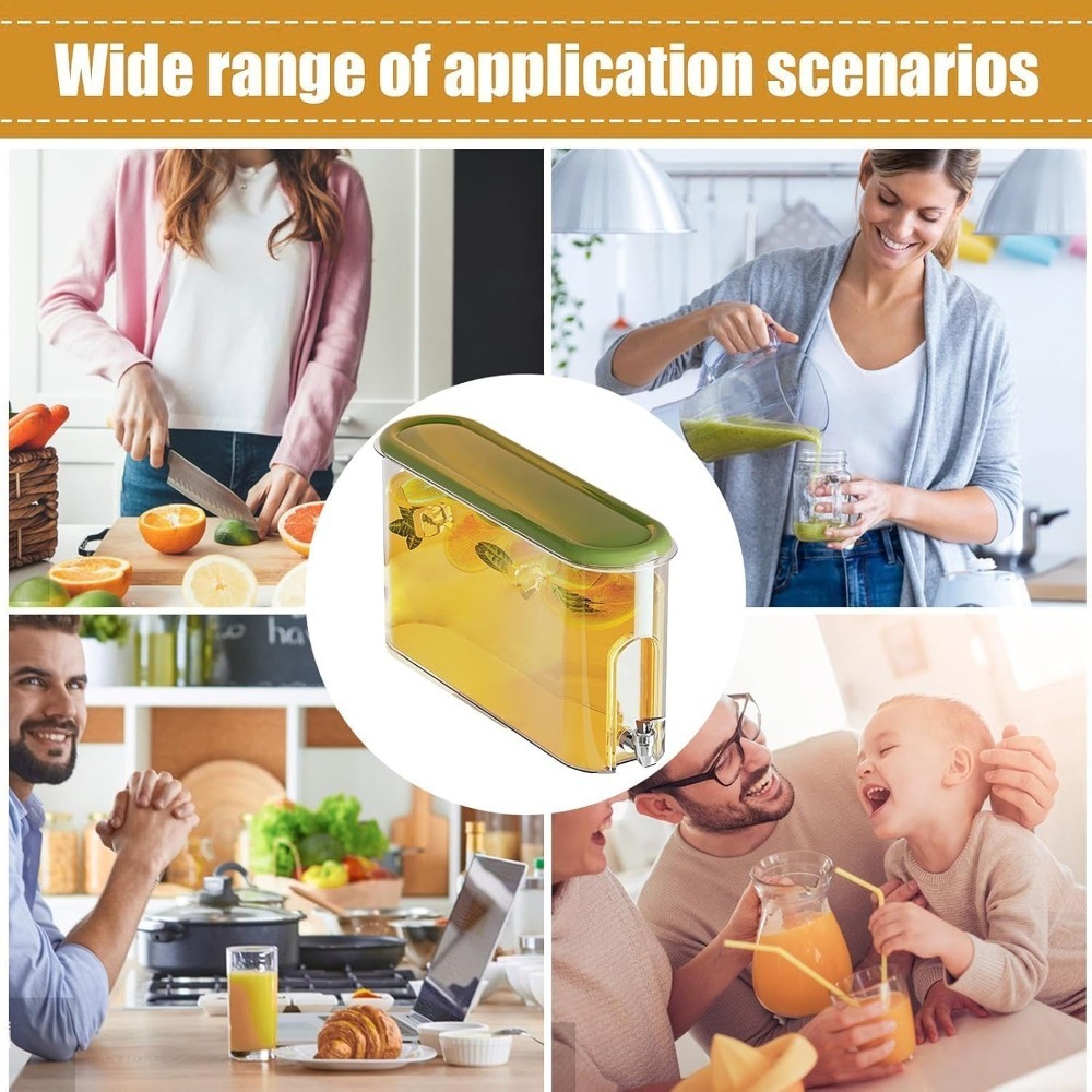 Beste waterkoker voor in de koelkast, drankdispenser met 4l watertanks en kraan, bpa-vrij, geschikt voor feestjes en dagelijks gebruik.