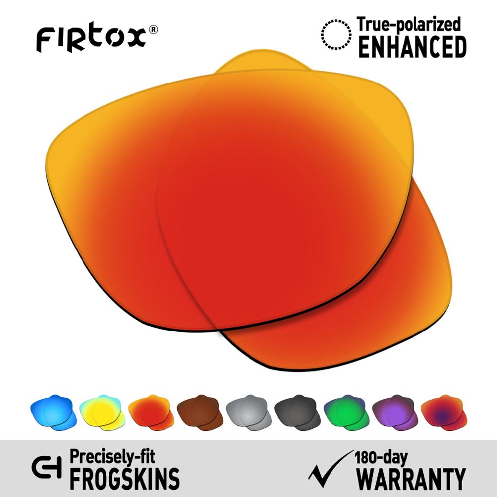 Firtox true  uv400 polariserade linser ersättning för-oakley frogskins  oo9013 solglasögon (endast kompatibel lins) - flera färger