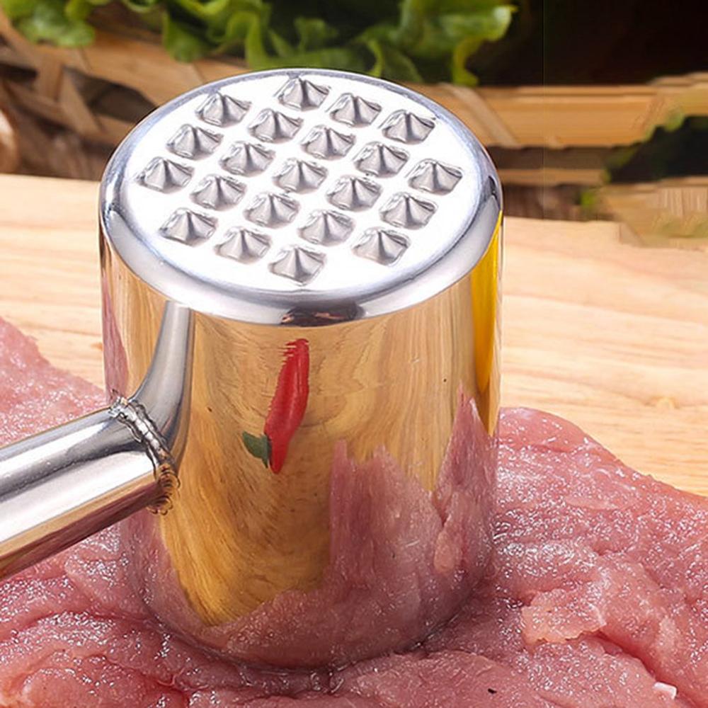1pcs Meat Hammer Tenderer Beaf Steak Pounder Hammer Beef Chicken Aluminum Alloy Egg Beater Kitchen Tools