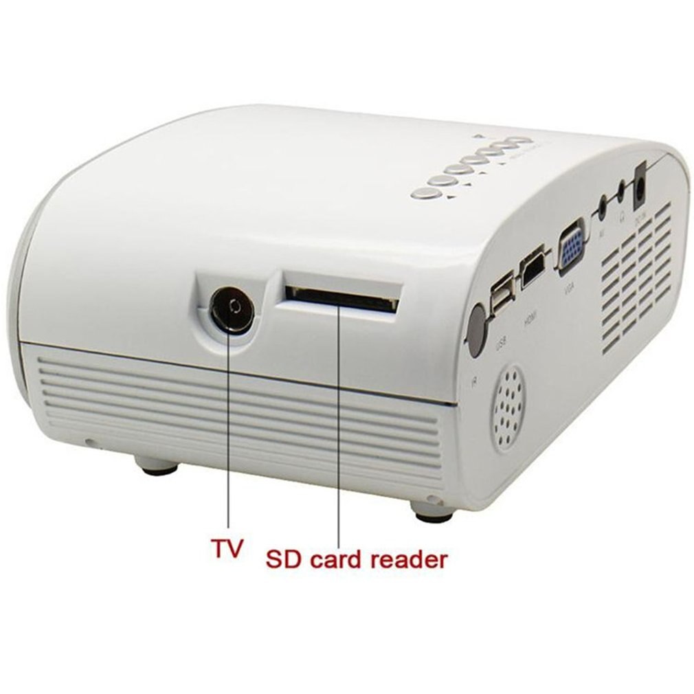 Rigal-miniproyector Led Rd802 Draagbare para cine en casa, con proyector Lcd, Usb/vga/hdmi, tipo de dibujos animados, para películas y vídeos, Rd-802