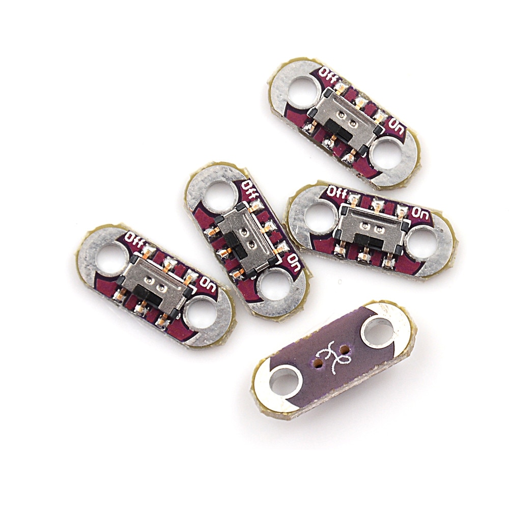 5 st switch-dpdtsmd vippomkopplare lilypad slide switch ayz 0202 gör-det- själv-kit