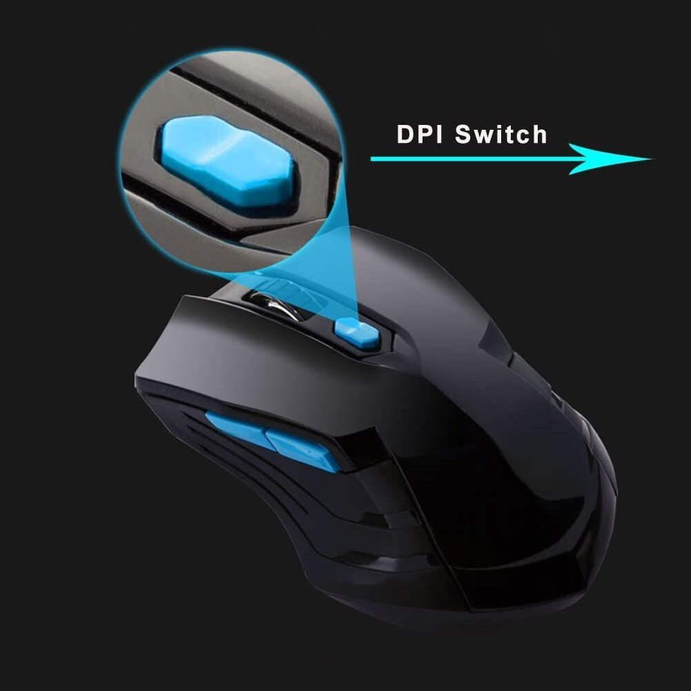 For Desktop PC 2.4GHz Plug And Play Internet Cafe Keyboard Mouse Set Home Office Universal Wireless USB DPI Control Waterproof