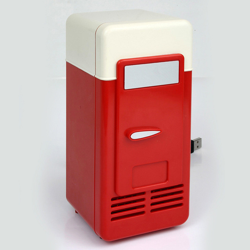 Mini Auto Kühlschrank USB Multi-Funktion Heimat Reise Fahrzeug- Kühlschrank Dual-benutzen-Kasten Kühler Wärmer Kühlschrank Für Auto: rot