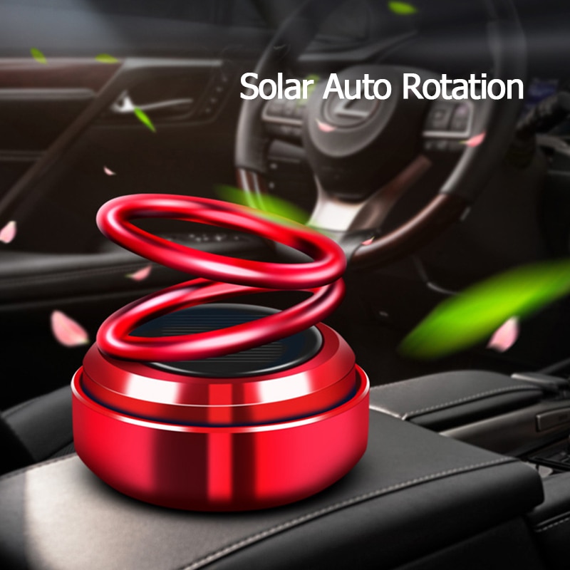 Solar Auto Rotatie Auto Luchtverfrisser Auto Parfum Geur Dashboard Verse Auto-Stijl Auto Aromatherapie Auto Accessoires