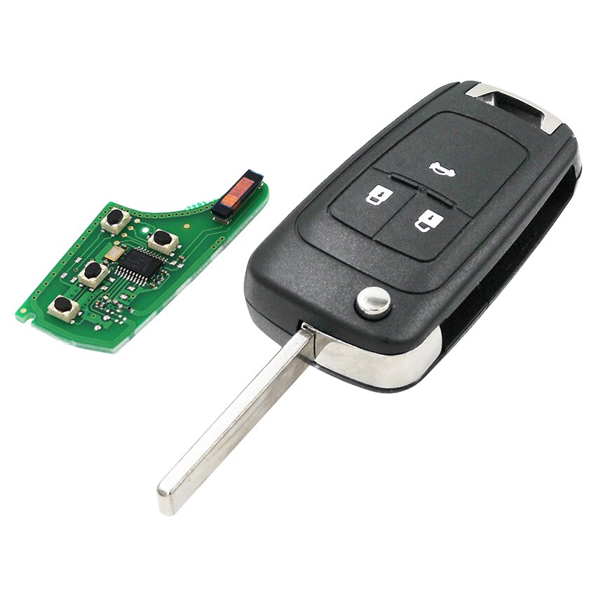 Clé télécommande avec puce ID46, 315/433mhz, pour voiture Chevrolet Cruze, Aveo, Opel, Adam, Astra, J, Zafira C, Mokka, Buick, lasso, Encore, Allure HU100