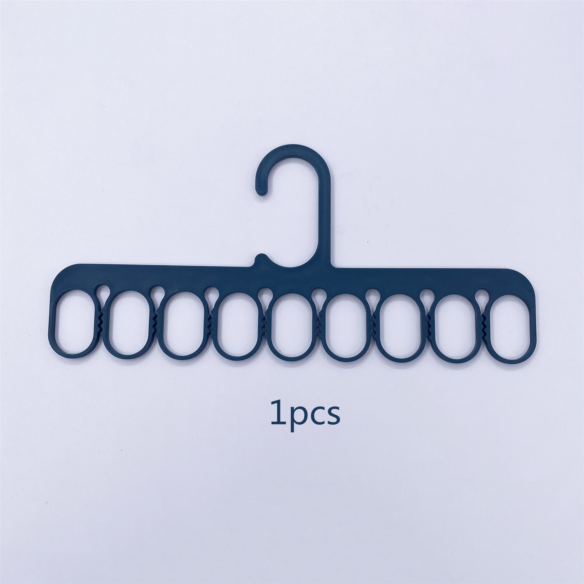 Magic 9-hole Support Circle Clothes Hanger Clothes Drying Rack Multifunction Plastic clothes rack Home Storage folding Hangers: blue Style 5
