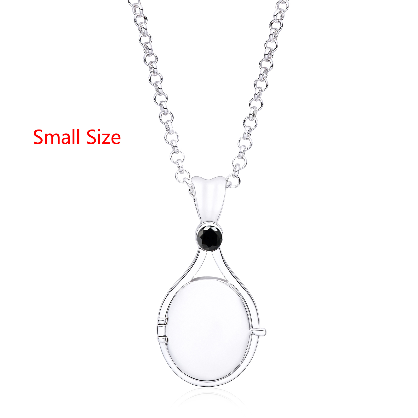 H2o – collier avec pendentif en coquillage métallique ouvrable, couleur argent, avec cristal, sirène, films TV, bijoux pour femmes et filles, colliers mignons