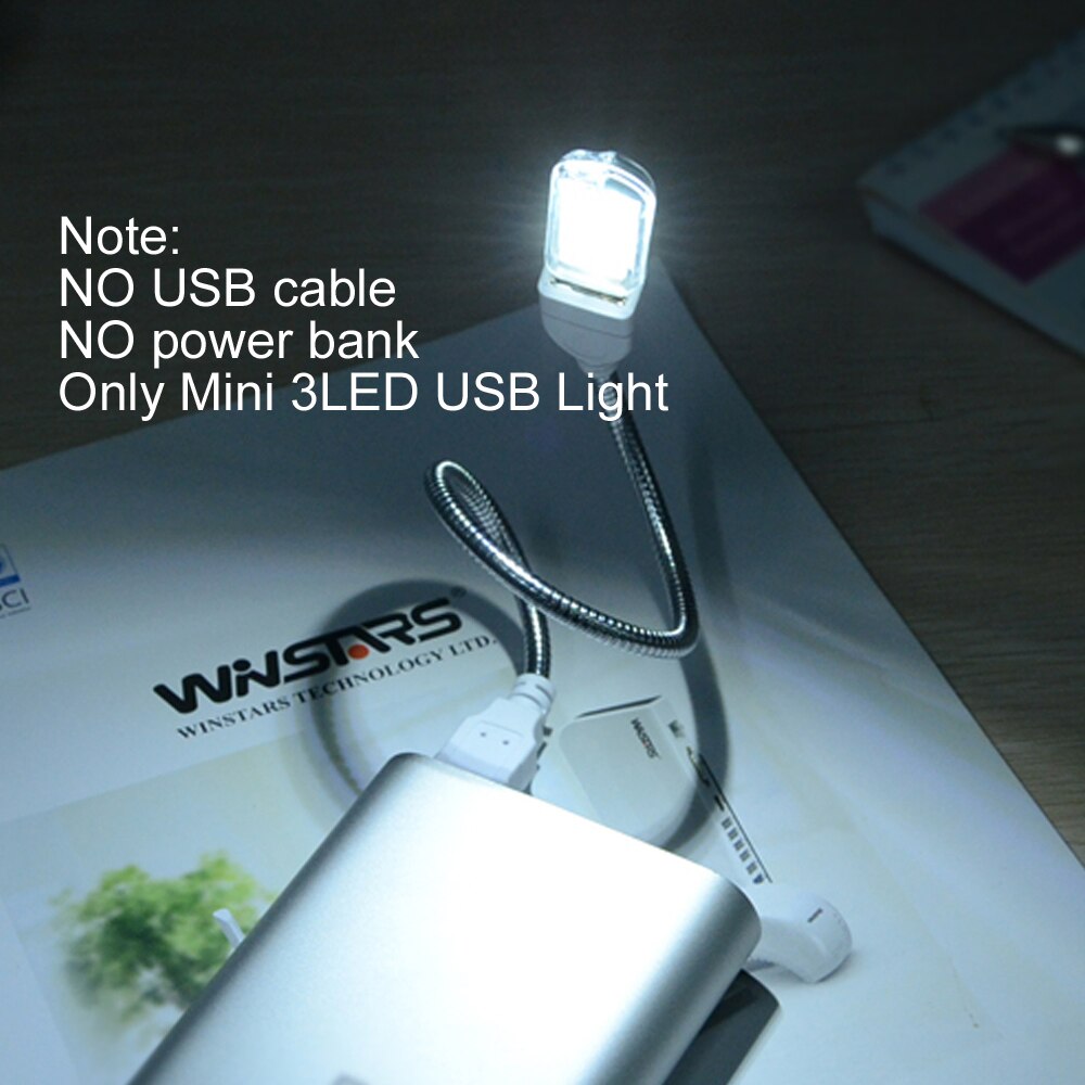 Mini usb natlys led boglys 5730 lamper campinglampe til pc bærbare computere computer notebook mobil strømoplader læsepære