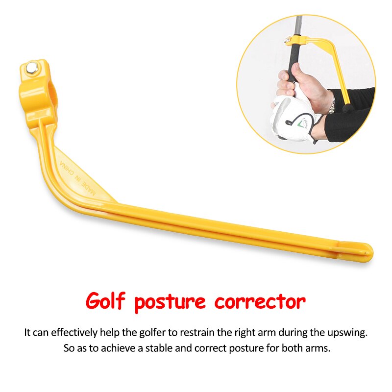 1 unidad Guía de práctica, entrenador de Swing de Golf, alineación para principiantes, palos de Golf, gesto correcto, herramientas de ayuda para entrenamiento de muñeca, accesorios de Golf